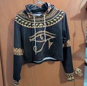 Crop Top Egyptian Sweater